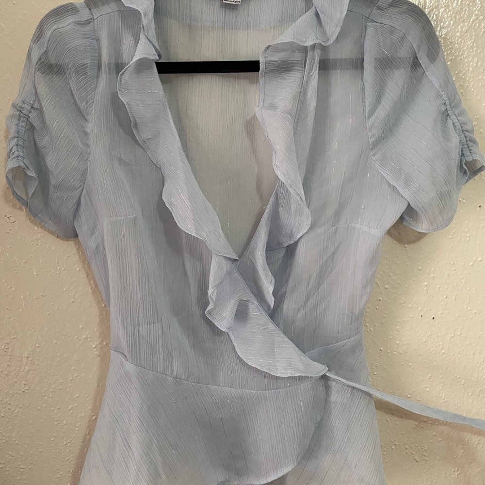 Light Blue Blouse